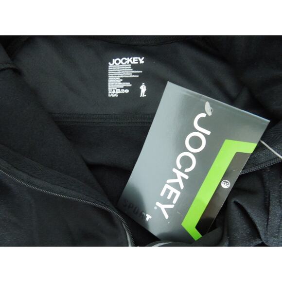 JOCKEY Top L LARGE Sport Mens Quarter Zip Athletic Fit - Picture 5 of 9